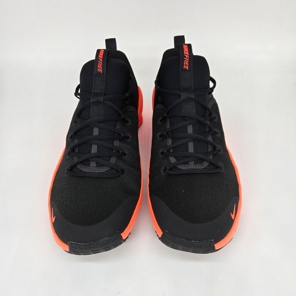 New Nike Free Metcon 6 'Black Hyper Orange' Men's Workout Shoes Size 10 - Picture 2 of 8
